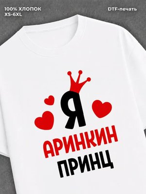 Футболка мужская Арина Аринкин