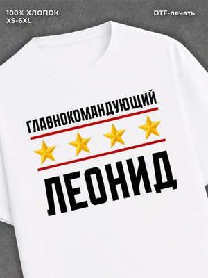 Футболка мужская именная главно