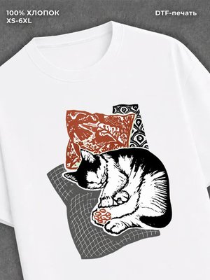 Футболка котик