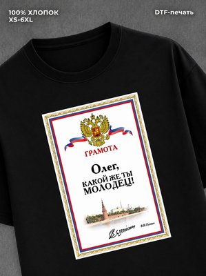 Футболка Олег
