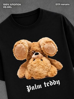 Футболка "Palm teddy Мишка" хлопковая