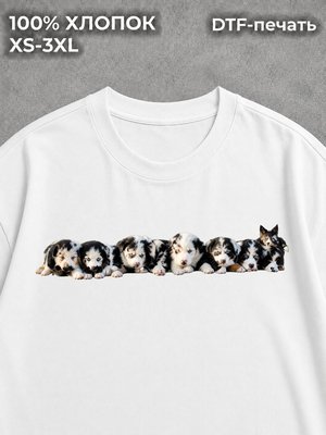 Футболка мем щенки котята