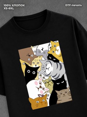 Футболка Котики