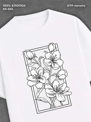 Футболка flowers