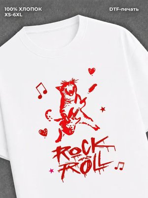 Футболка y2k Рок sk8 white