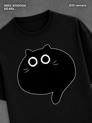 Футболка котик
