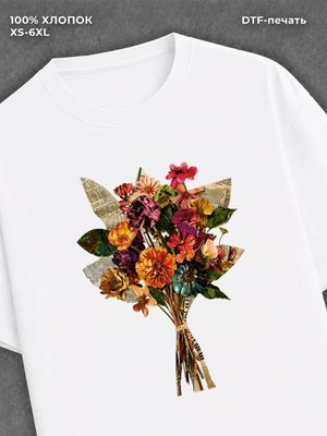 Футболка flowers