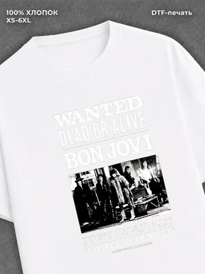 Футболка bon jovi