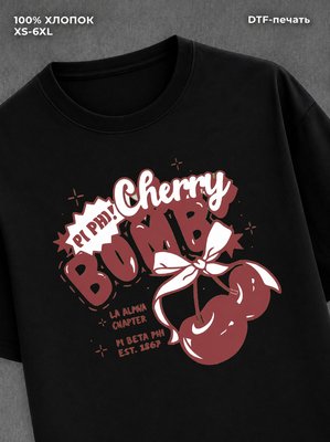 Футболка cherry bomb