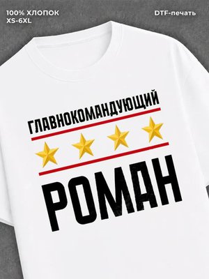 Футболка мужская именная главно