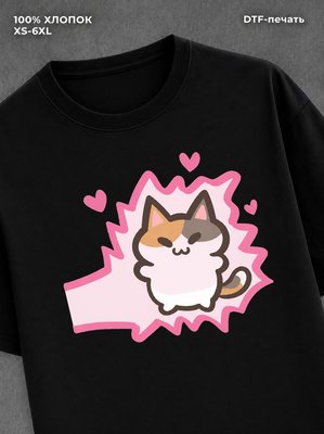 Футболка котик