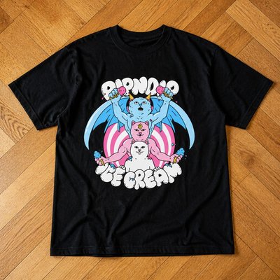 Футболка ripndip ice cream 2017 type y2k vintage flat_lay