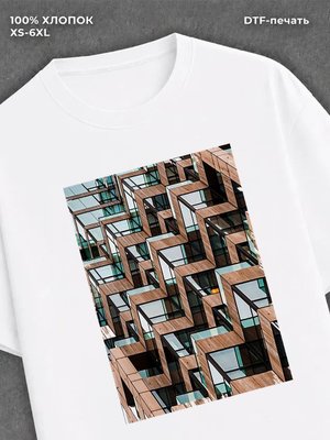 Футболка Geometric Architecture Buildings